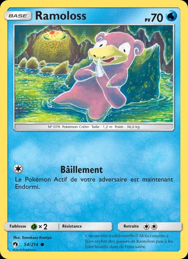 Carte Pokémon Ramoloss #54 — Tonnerre Perdu