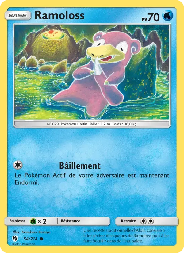 Carte Pokémon Ramoloss #54 — Tonnerre Perdu