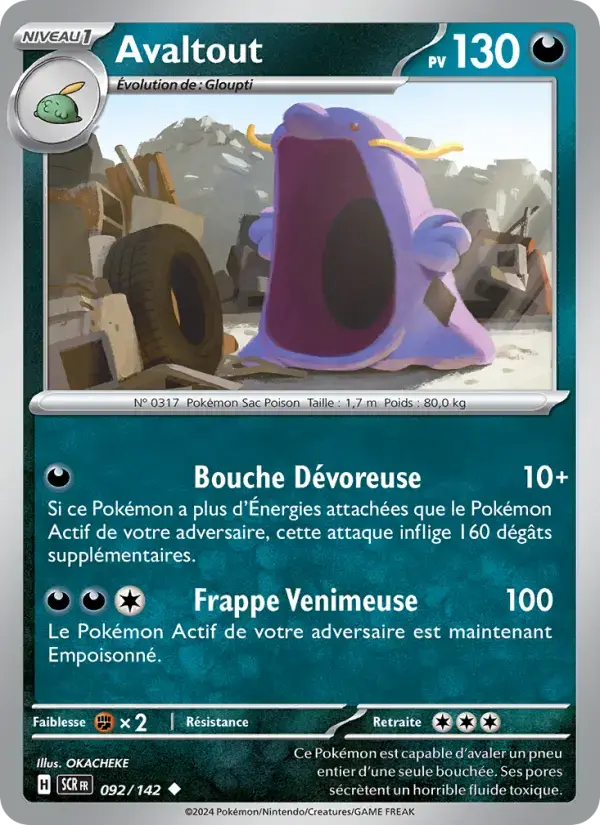 Carte Pokémon Avaltout #092 — Couronne Stellaire