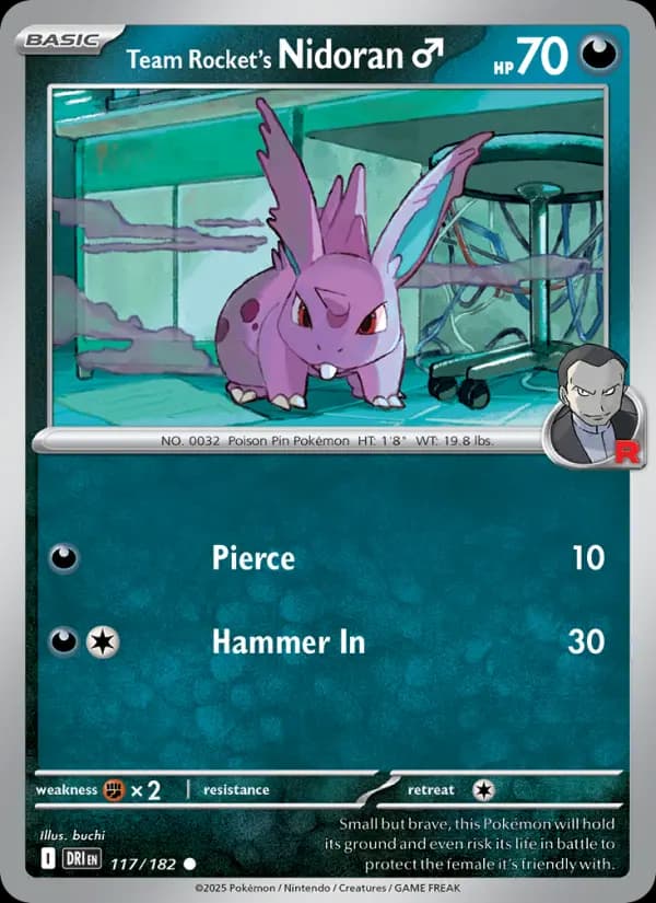 Team Rocket's Nidoran♂ #117 — Destined Rivals