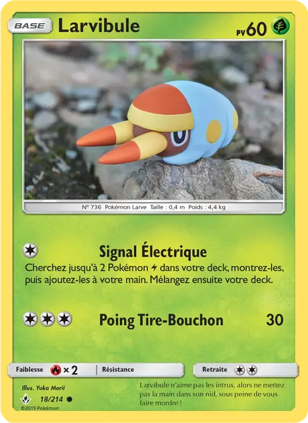 Carte Pokémon Larvibule #18 — Alliance Infaillible