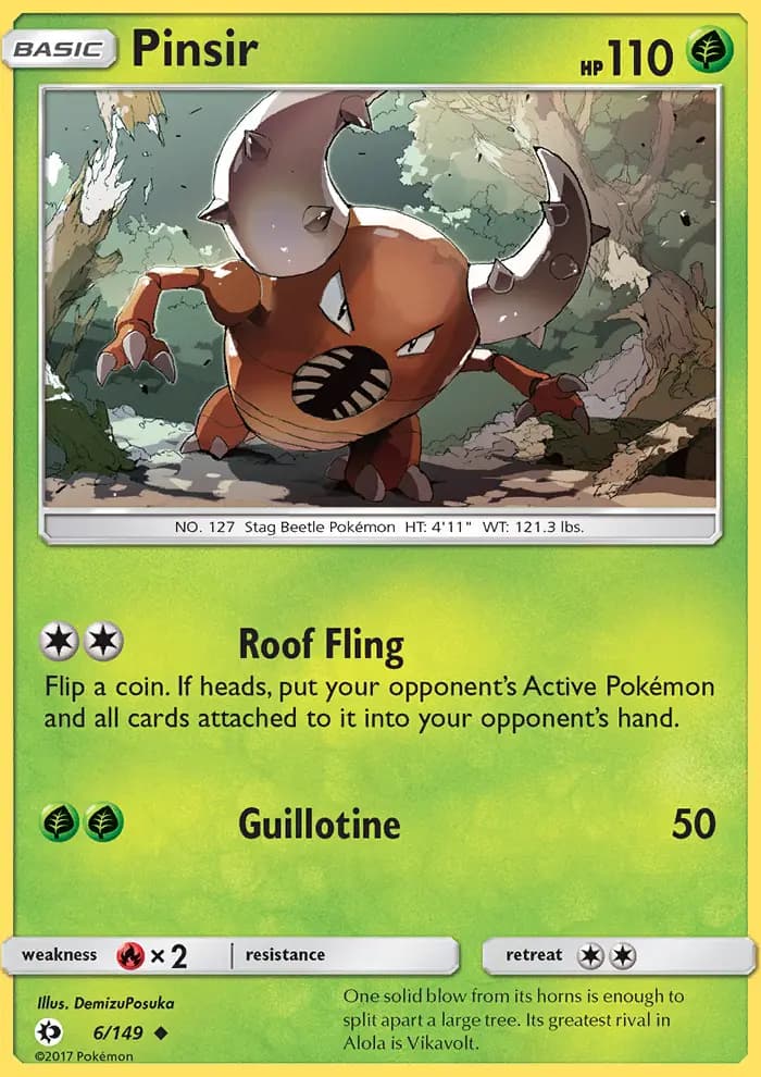 Pinsir #6 — Sun & Moon
