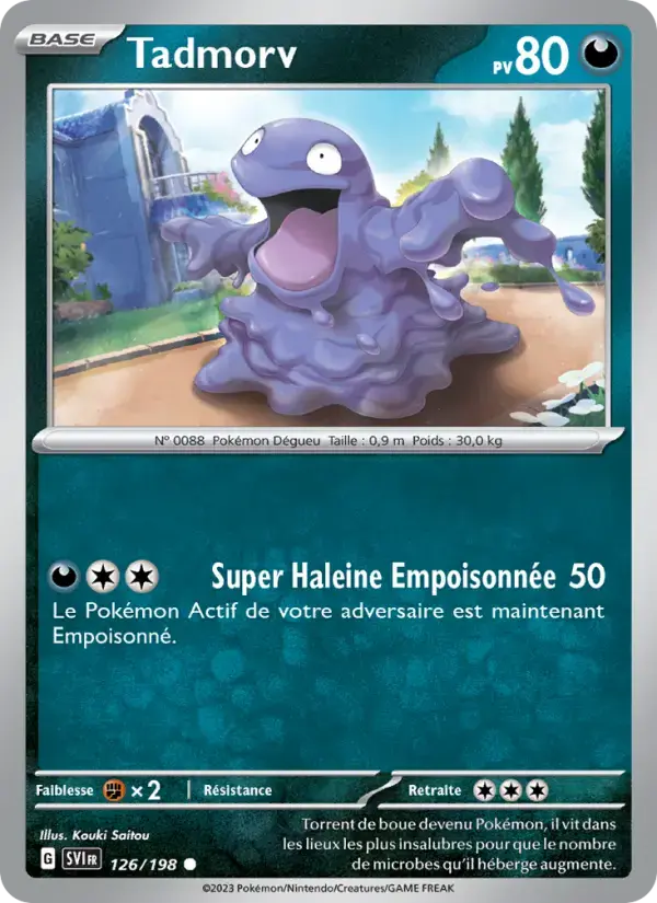 Carte Pokémon Tadmorv #126 — Écarlate et Violet