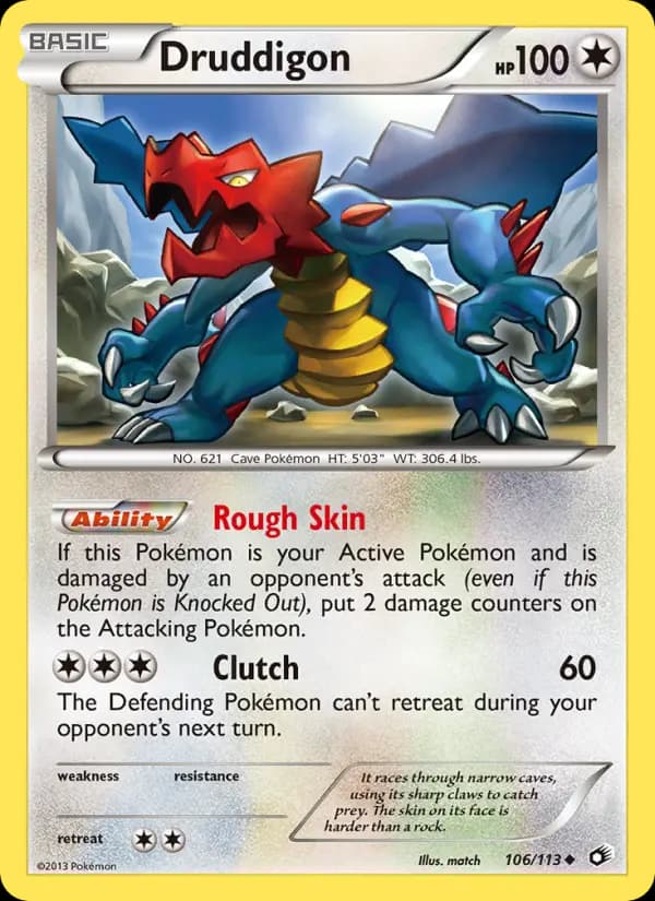 Druddigon #106 — Legendary Treasures