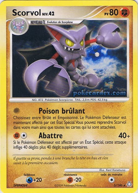 Carte Pokémon Scorvol #5 — Éveil des Légendes