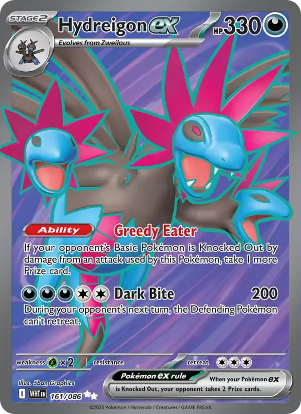 Hydreigon ex #161 — White Flare