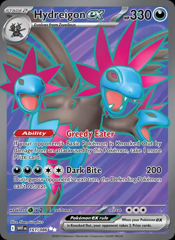 Hydreigon ex #161 — White Flare