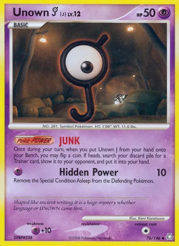 Unown J #76 — Legends Awakened