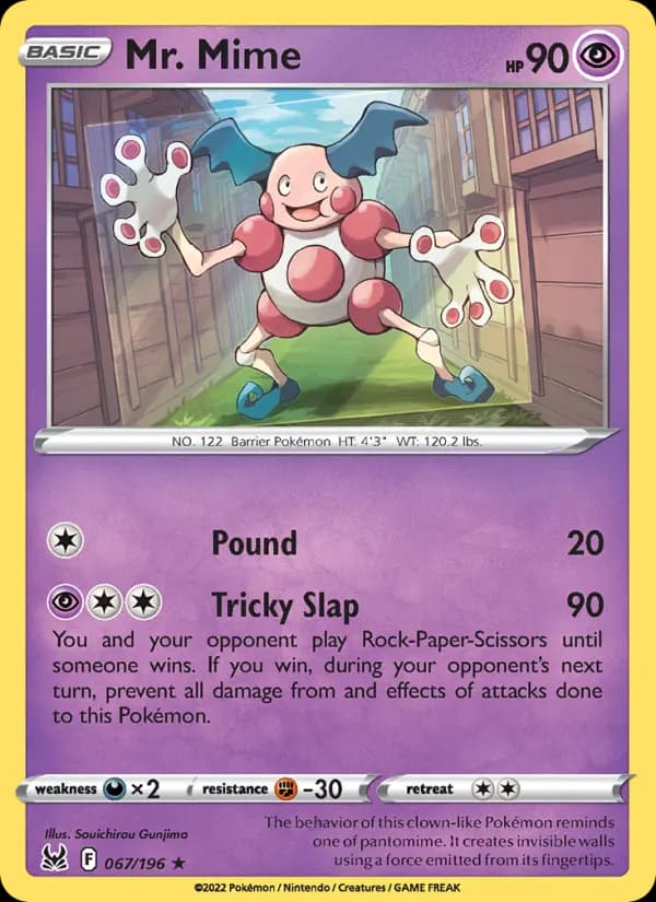 Mr. Mime #067 — Lost Origin