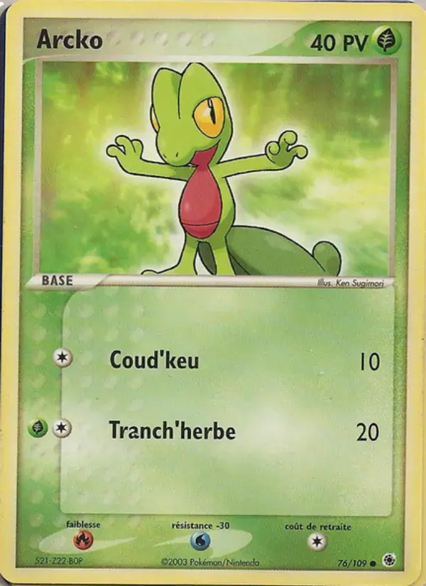Carte Pokémon Arcko #76 — Rubis & Saphir
