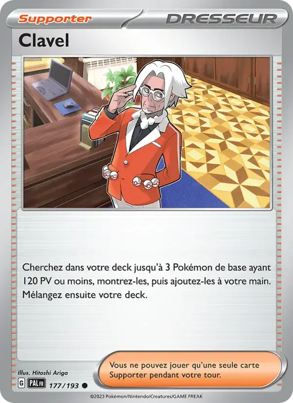 Carte Pokémon Clavel #177 — Évolutions à Paldea