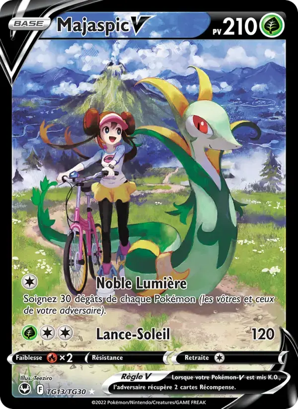 Carte Pokémon Majaspic V #TG13 — Tempête Argentée