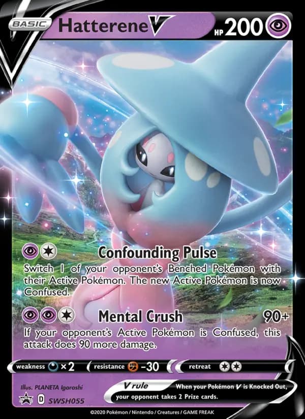 Hatterene V #SWSH055 — Sword & Shield Promos