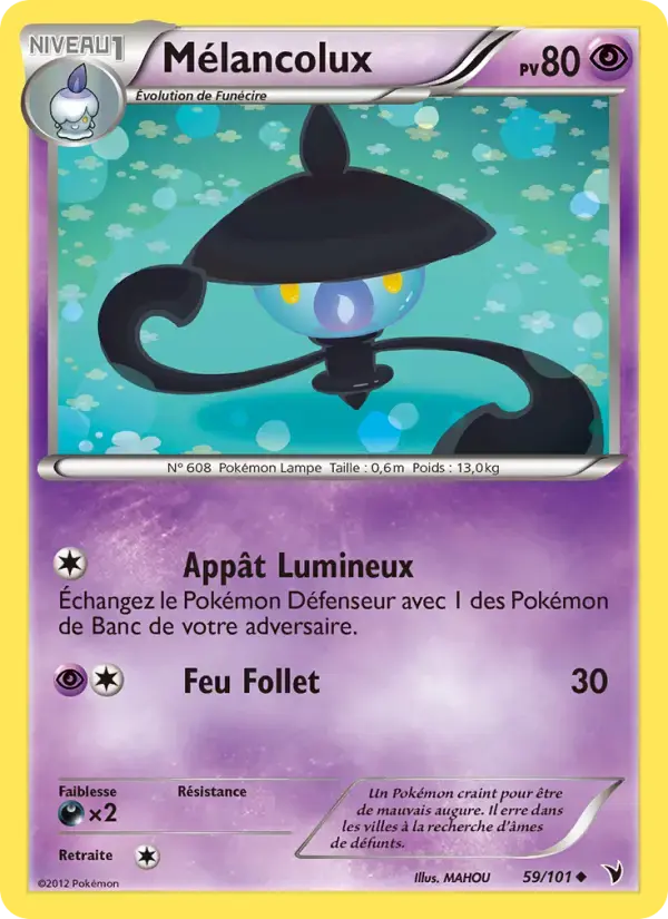 Carte Pokémon Mélancolux #59 — Nobles Victoires