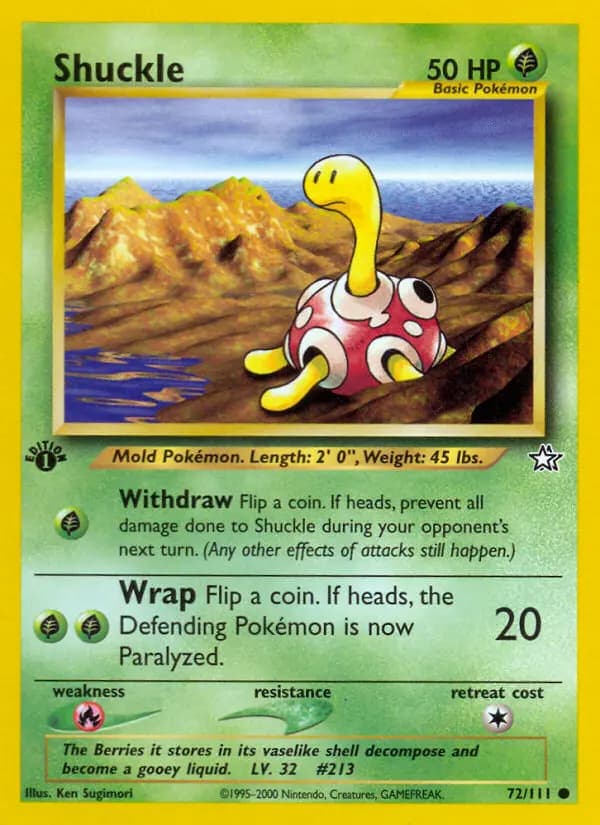 Shuckle #72 — Neo Genesis