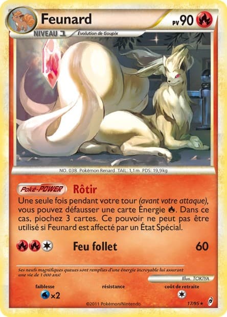 Carte Pokémon Feunard #17 — L'Appel des Légendes