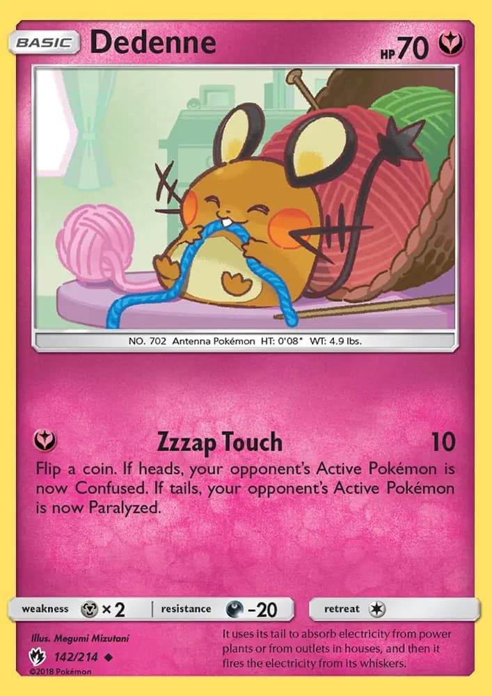 Dedenne #142 — Lost Thunder