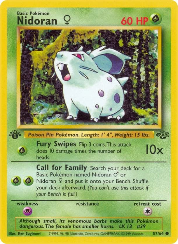 Nidoran♀ #57 — Jungle