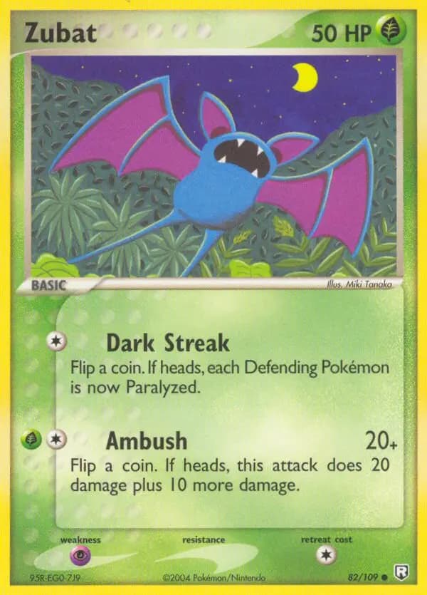 Zubat #82 — EX Team Rocket Returns