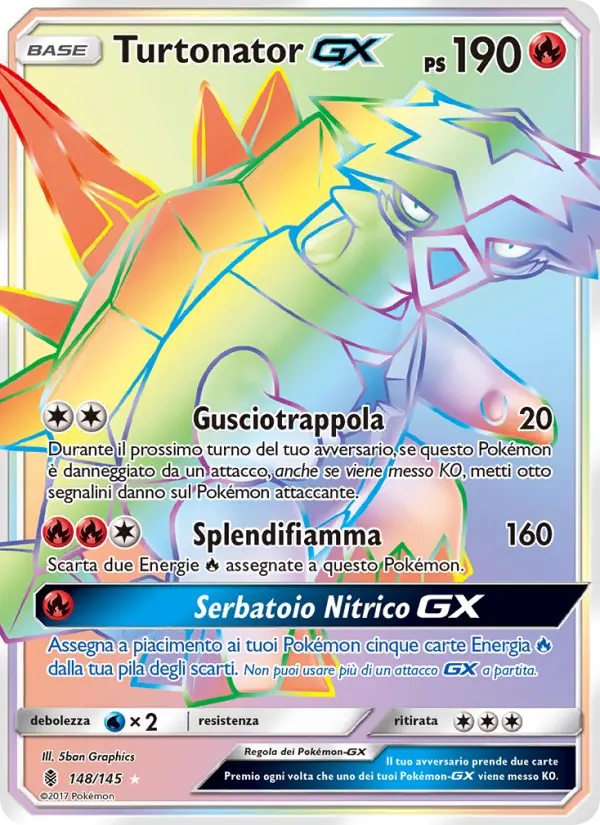 Carte Pokémon Boumata GX #148 — Gardiens Ascendants