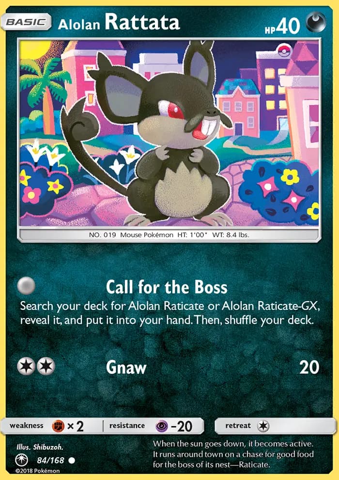 Alolan Rattata #84 — Celestial Storm