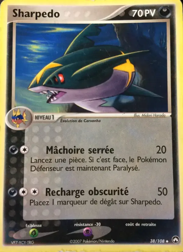 Carte Pokémon Sharpedo #38 — Gardiens du Pouvoir