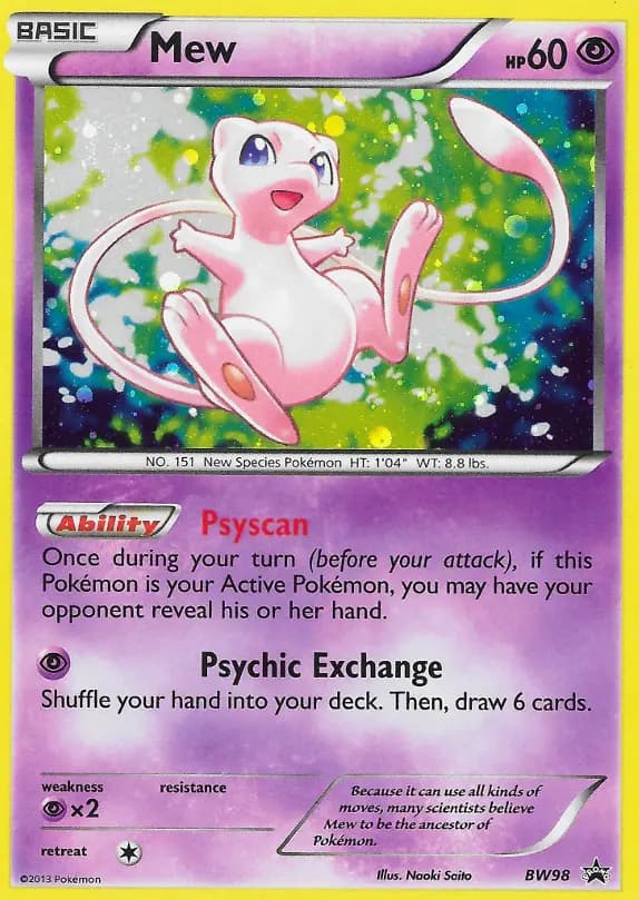 Mew #BW98 — Black & White Promos