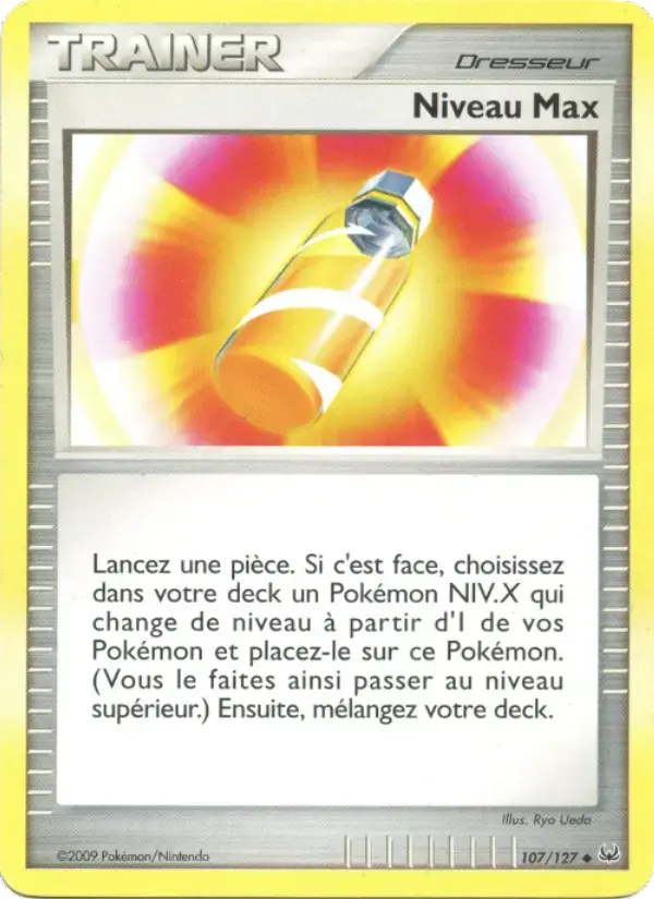 Carte Pokémon Niveau Max #107 — Platine