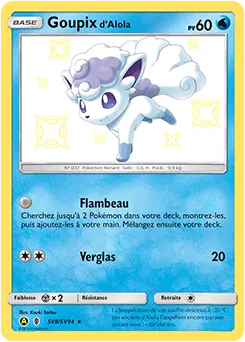 Carte Pokémon Goupix d’Alola #SV8 — Destinées Occultes