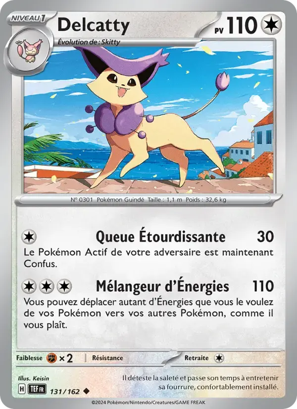 Carte Pokémon Delcatty #131 — Forces Temporelles