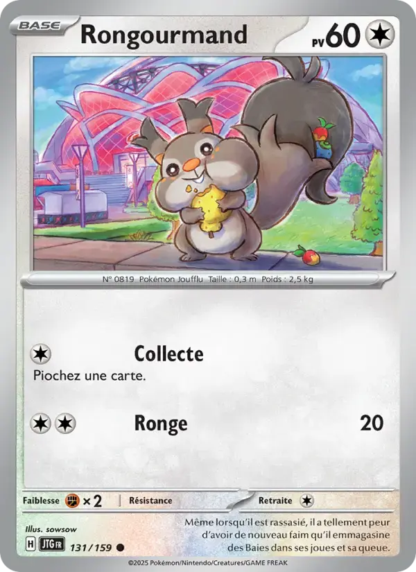 Carte Pokémon Rongourmand #131 — Aventures Ensemble