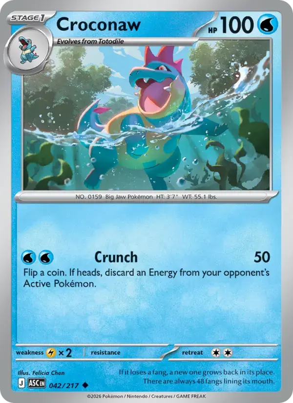 Croconaw #042 — Ascended Heroes