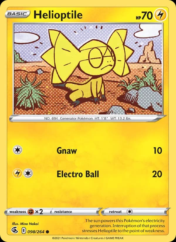 Helioptile #98 — Fusion Strike