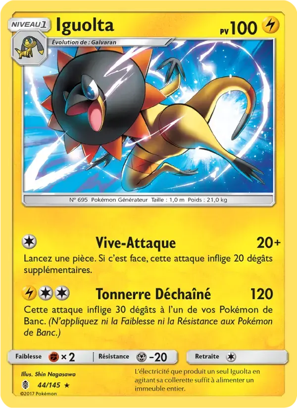 Carte Pokémon Iguolta #44 — Gardiens Ascendants