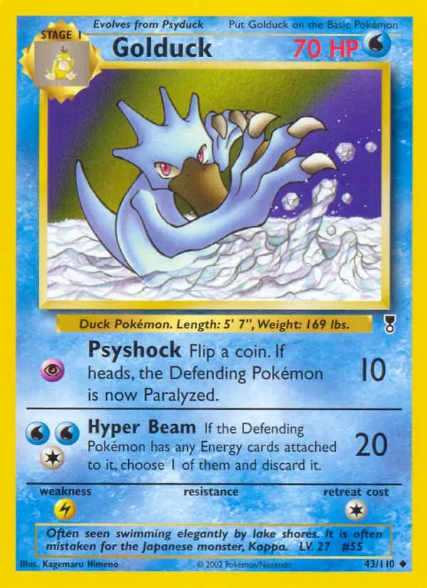 Golduck #43 — Legendary Collection