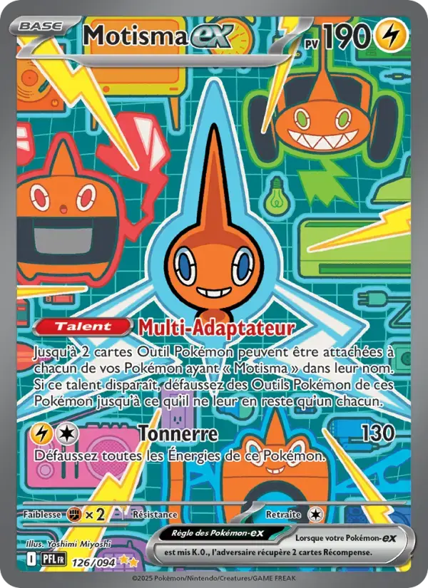 Carte Pokémon Motisma-ex #126 — Flammes Fantasmagoriques
