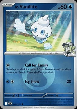 N's Vanillite #049 Non Holo — Ascended Heroes