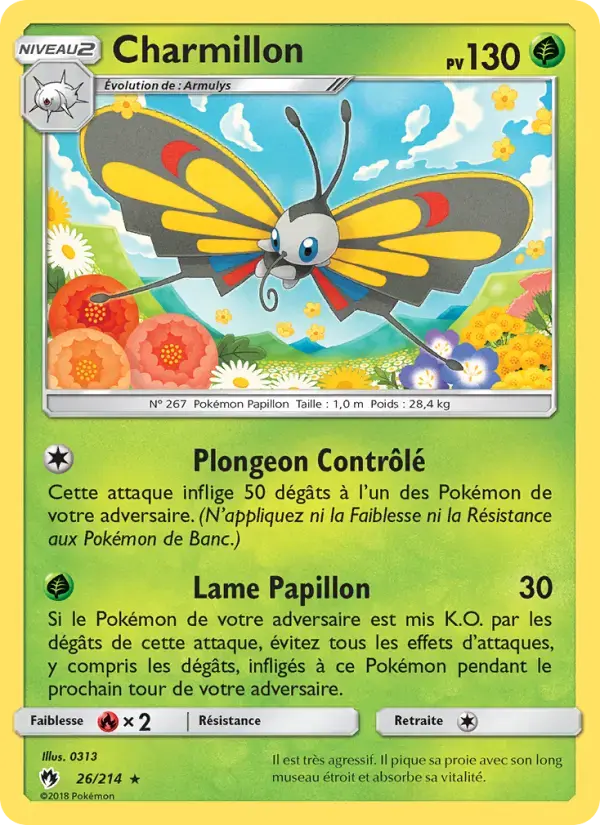 Carte Pokémon Charmillon #26 — Tonnerre Perdu