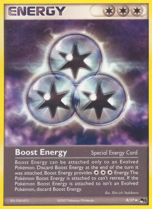 Carte Pokémon Boost Energy #8 — POP 5