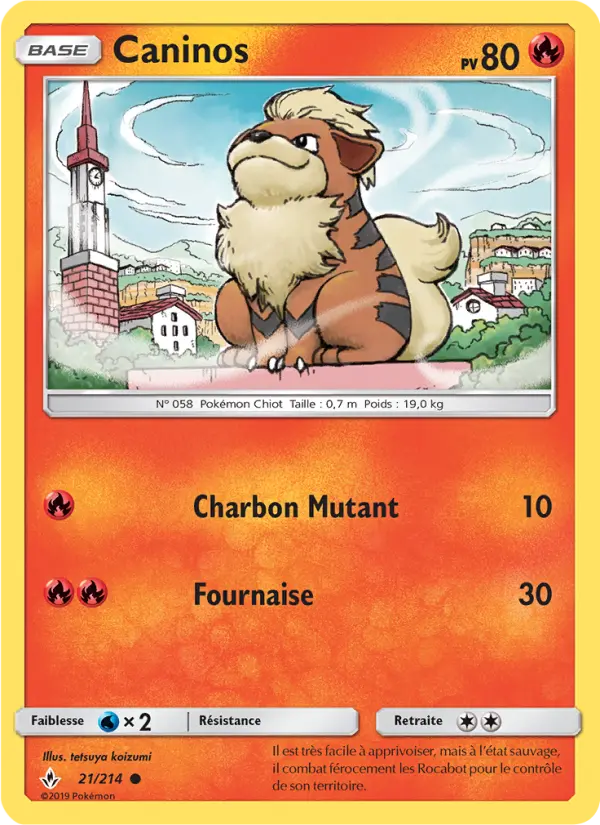 Carte Pokémon Caninos #21 — Alliance Infaillible