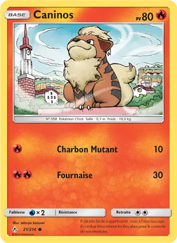 Carte Pokémon Caninos #21 — Alliance Infaillible