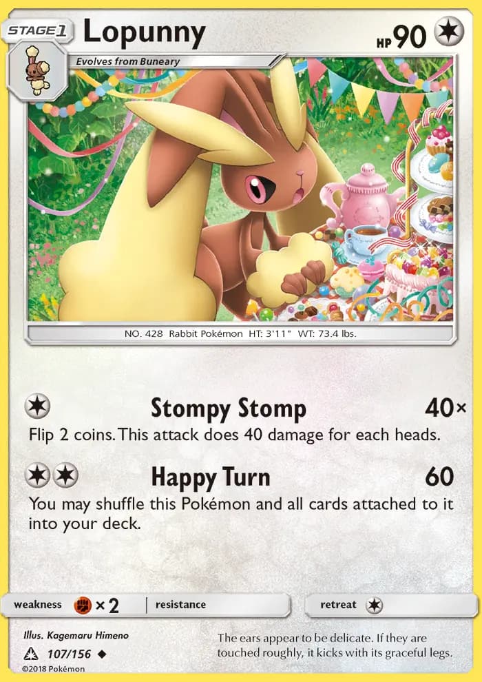 Lopunny #107 — Ultra Prism