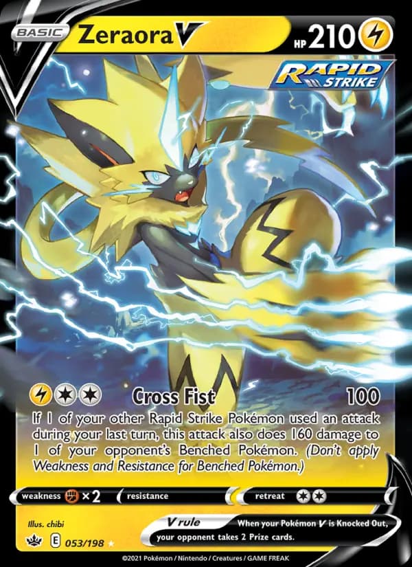 Zeraora V #53 — Chilling Reign