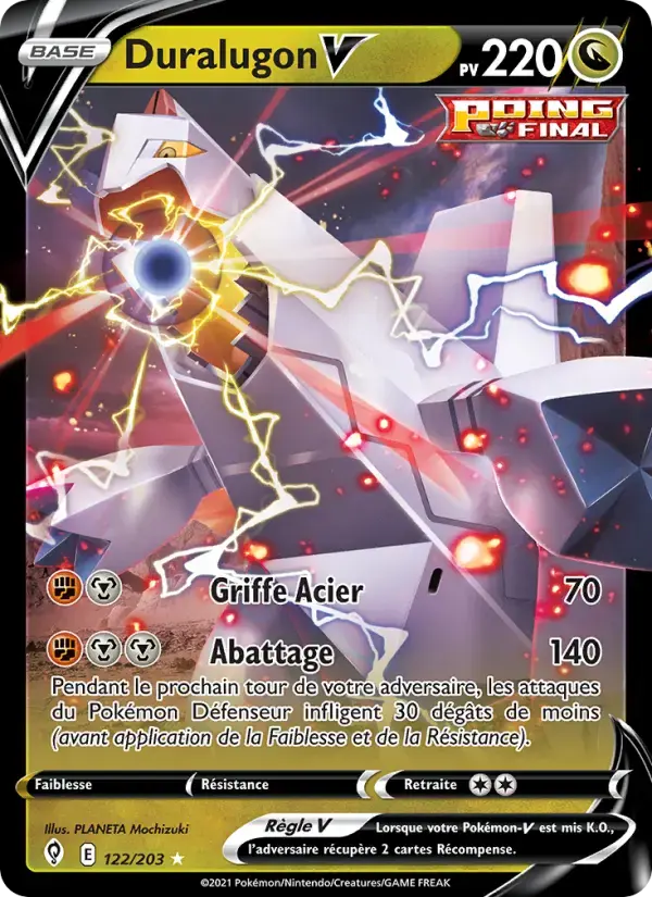 Carte Pokémon Duralugon V #122 — Évolution Céleste