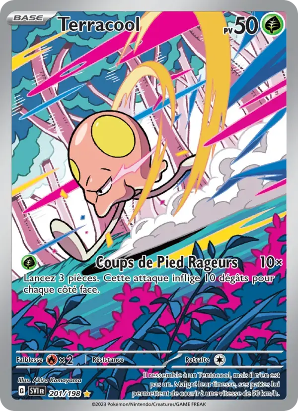 Carte Pokémon Terracool #201 — Écarlate et Violet