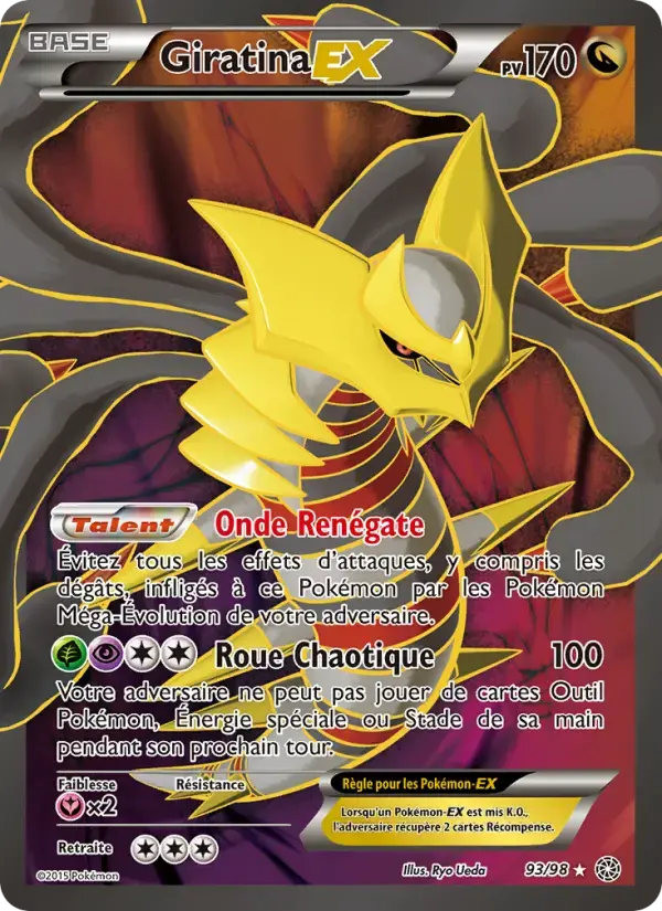 Carte Pokémon Giratina EX #93 — Origines Antiques