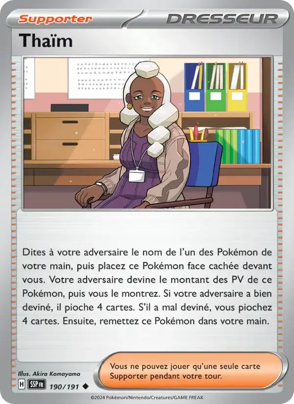 Carte Pokémon Thaïm #190 — Étincelles Déferlantes