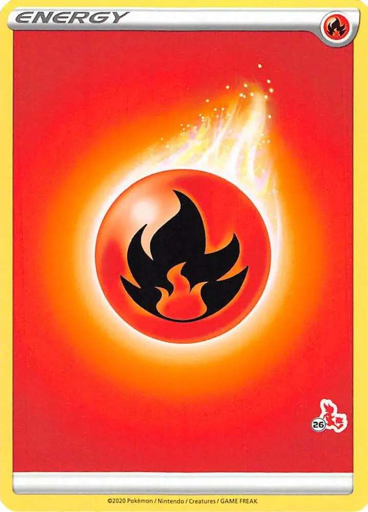 Carte Pokémon Fire Energy #Cinderace 26 — Académie de Combat 2022