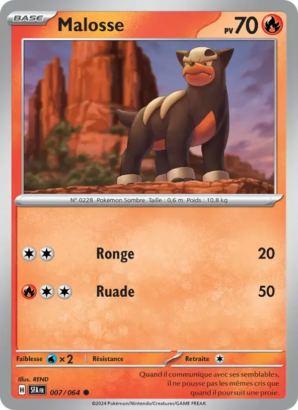 Carte Pokémon Malosse #007 — Fable Nébuleuse
