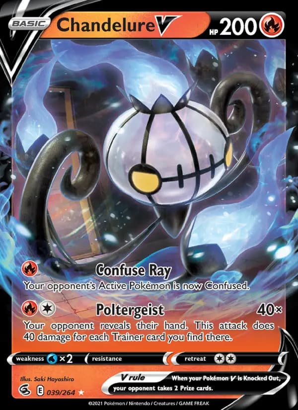 Chandelure V #39 — Fusion Strike